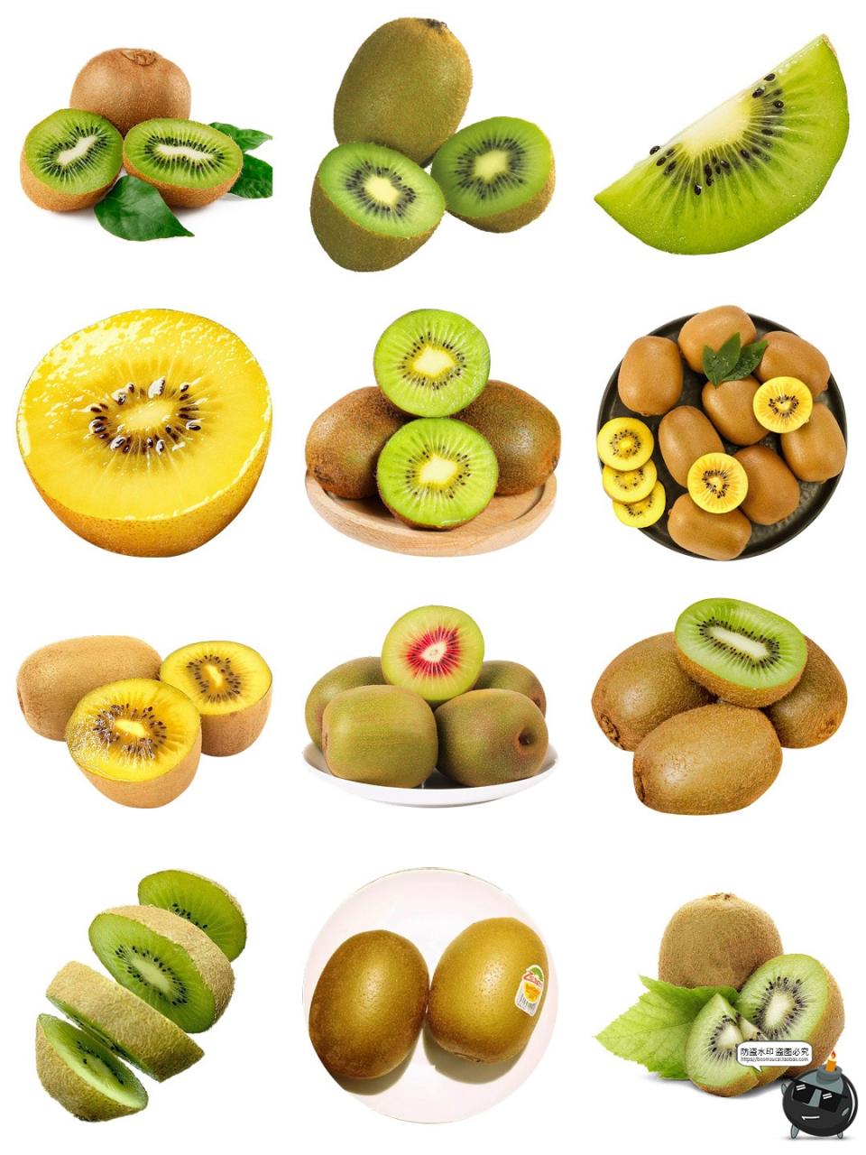 图片[4]-猕猴桃素材 水果切片新鲜食材海报广告平面装饰摄影图片PNG免扣图-设计猿