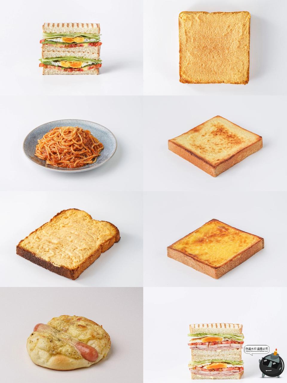 图片[12]-面包烘焙店铺下午茶肠仔包甜甜圈牛角包小吃白底商品JPG图片素材-设计猿