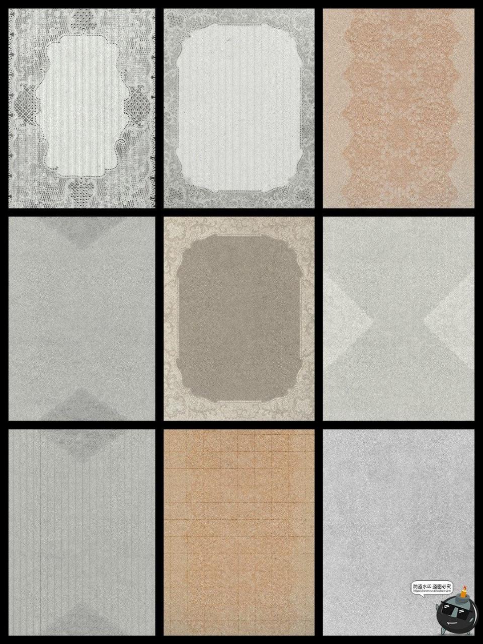 图片[7]-复古法式书页浪漫蕾丝花纹压花纸张肌理布料背景纹理JPG图片素材-设计猿