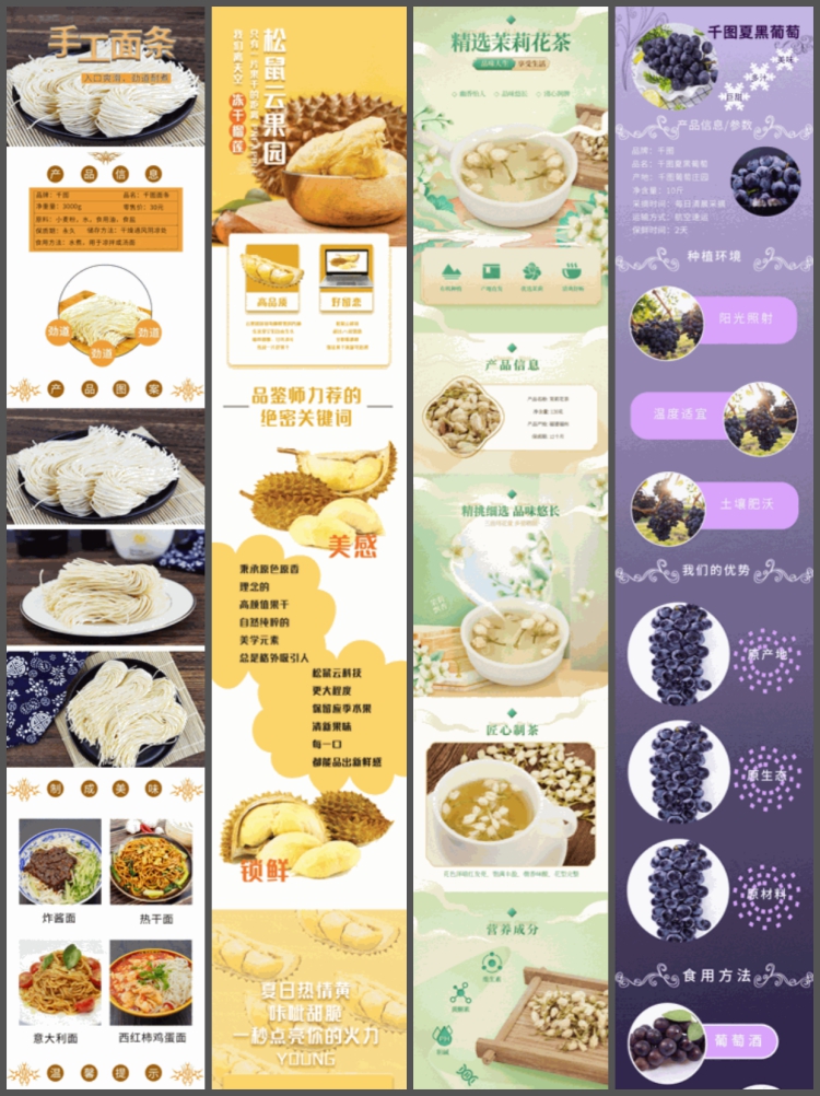 图片[7]-电商详情页装修模板美食零食牛排水果生鲜食品类目PSD设计素材图-设计猿