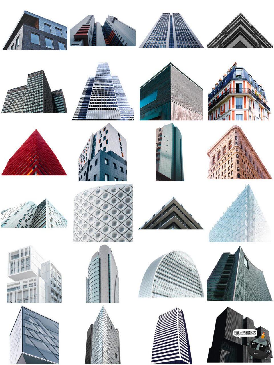 图片[6]-现代高楼大厦城市楼房大楼建筑物插图配图背景PNG免抠图片素材图-设计猿