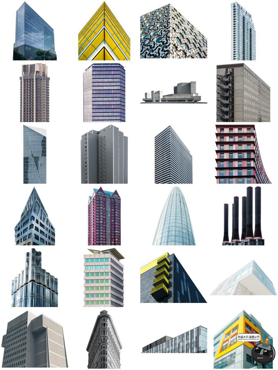 图片[9]-现代高楼大厦城市楼房大楼建筑物插图配图背景PNG免抠图片素材图-设计猿