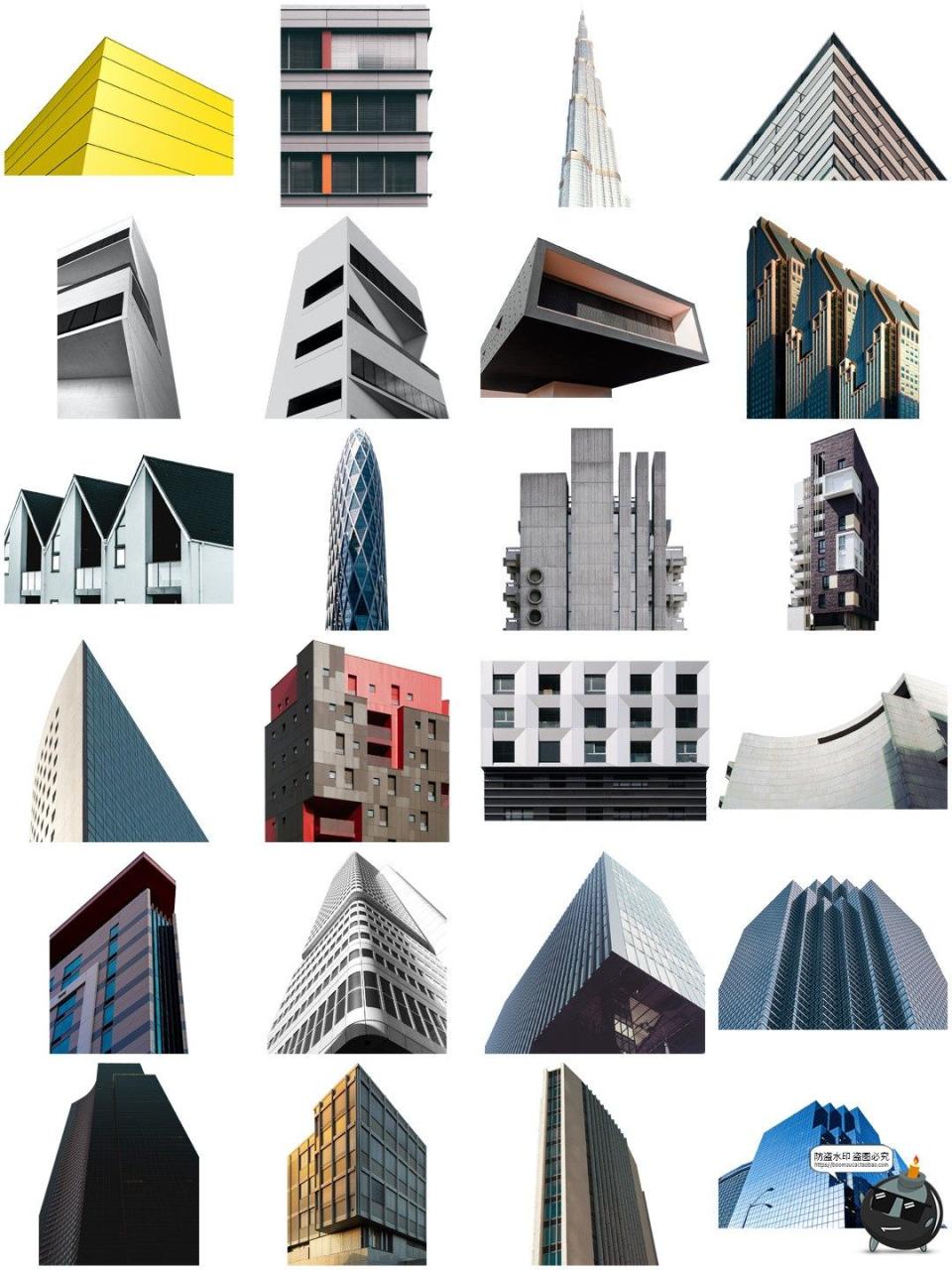 图片[10]-现代高楼大厦城市楼房大楼建筑物插图配图背景PNG免抠图片素材图-设计猿