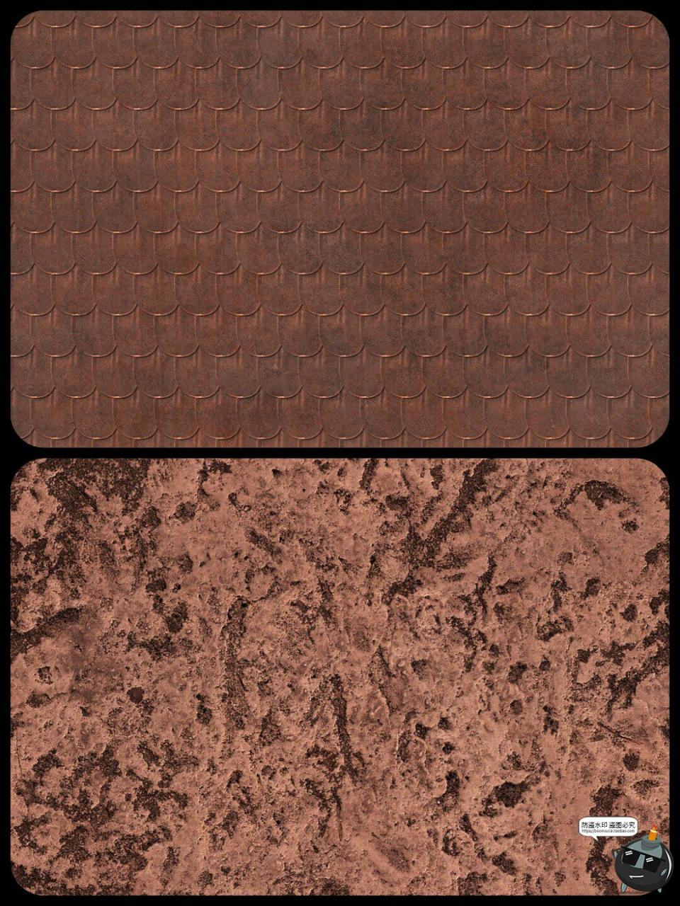 图片[5]-复古金属紫铜纹复古艺术无缝拼贴纹理底纹纸纹贴图JPG图片素材-设计猿