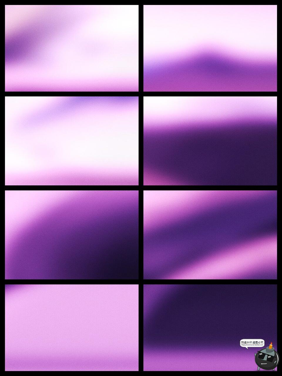 图片[4]-潮流梦幻紫色系优雅渐变朦胧海报背景底图纹理溶图JPG图片素材-设计猿