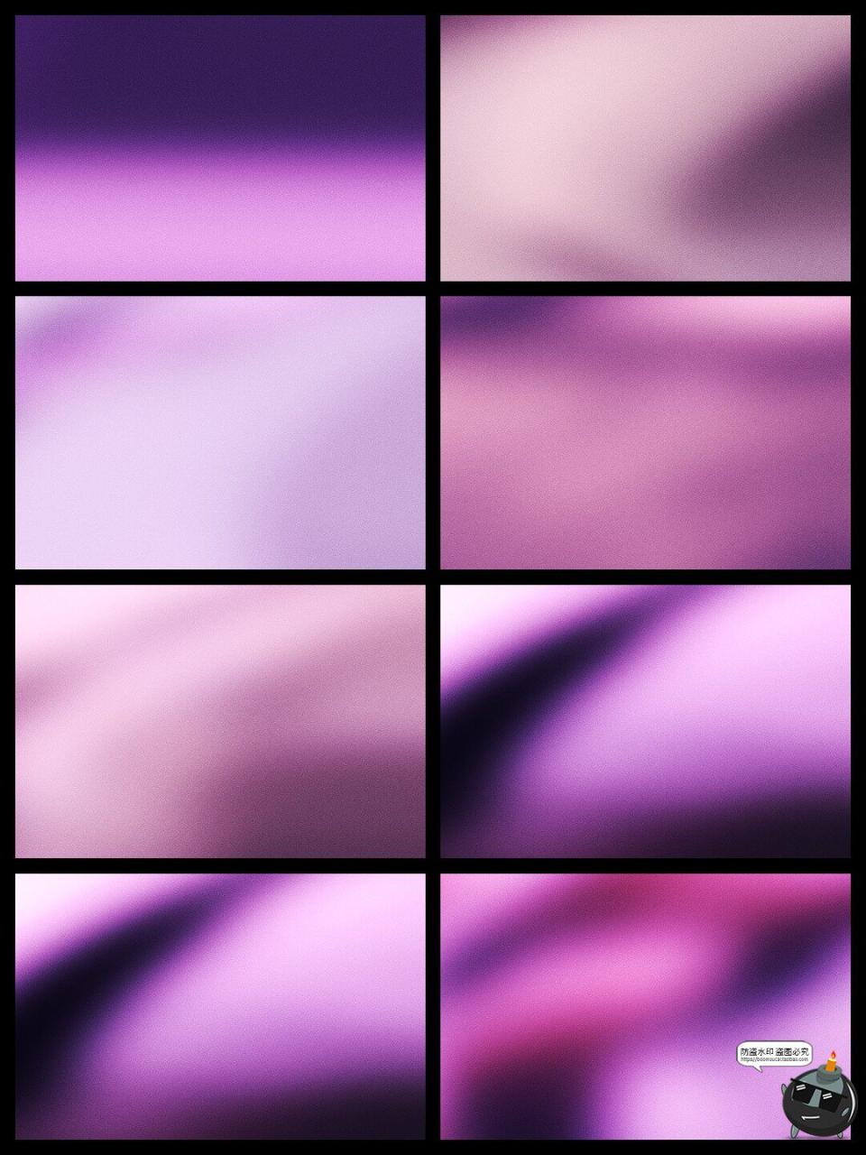 图片[5]-潮流梦幻紫色系优雅渐变朦胧海报背景底图纹理溶图JPG图片素材-设计猿
