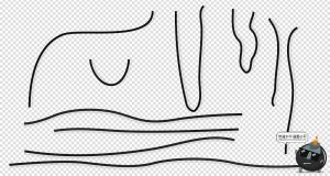 悬空电线杆电线电缆背景线创意PNG场景TIF免抠格式PS后期合成素材-设计猿