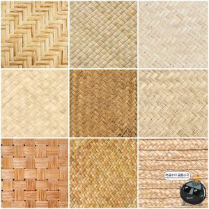 竹编柳条竹条编织凉席草席竹编制品材质纹理贴图背景JPG图片素材-设计猿