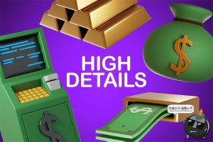 3D立体金融行业财务管理图标会计插画APP UI图标标志PNG免抠素材-设计猿