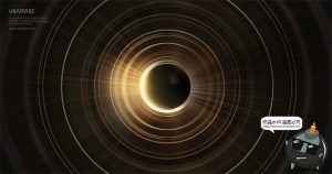 未来科幻宇宙星球银河系天体行星主视觉创意海报PSD模板分层素材-设计猿