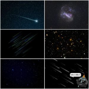 星空银河光效特效夜空星星闪烁流星雨星河照片后期JPG背景素材-设计猿