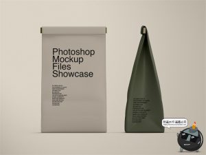 咖啡豆纸袋一次性纸杯品牌vi产品包装作品贴图样机PSD模板PS素材-设计猿