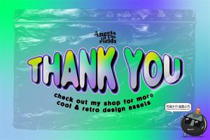 Y2K千禧年潮流复古风朋克摇滚卡通标签贴纸AI矢量PNG免扣SVG素材-设计猿