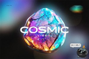 霓虹炫彩天然裸石彩钻宝石水晶钻石肌理PNG免抠图片后期合成素材-设计猿