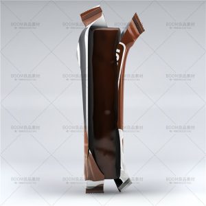 零食巧克力威化食品长条包装袋效果展示PSD智能贴图文创样机素材-设计猿