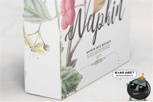 纸巾纸盒餐厅饭店一次性餐巾样机纸包装效果展示PSD模板素材贴图-设计猿