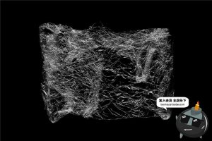 42款高清透明塑料薄膜保鲜膜纠缠图案PNG免抠后期特效PS合成素材-设计猿