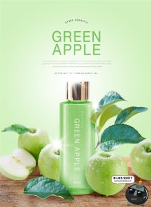 春季护肤品乳膏霜海报美妆绿色广告新品活动宣传PSD模板素材-设计猿