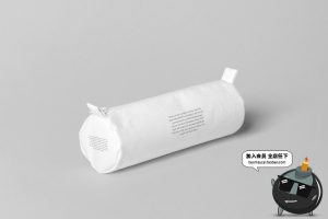 办公文具橡皮铅笔袋设计VI文创样机psd智能贴图模型mockups素材-设计猿