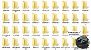 动物黑色剪影大全卡通蝴蝶昆虫鸟类马海洋鱼类名犬猫咪矢量图素材-设计猿