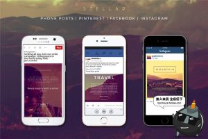 图片排版Banner模板合集个性图文文案排列排版海报广告PSD素材-设计猿