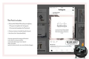 简约服装服饰主题海报广告贴图模板图片文字图文排版PSD模板素材-设计猿