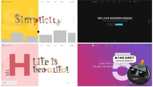 网站网页页面网站简约首屏头部banner海报广告介绍PSD模板PS素材-设计猿