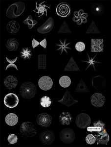 未来蒸汽波酸性艺术科技抽象几何元素装饰图形AI矢量PNG免抠素材-设计猿