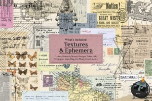 欧美复古潮流蒸汽波波普风艺术拼贴元素怀旧PNG免抠剪贴画PSD素材-设计猿