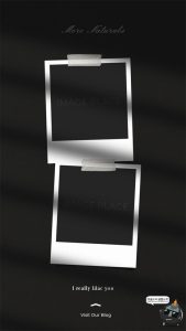 时尚简约优雅电影胶片边框照片后期排版风格海报PSD模板PS素材-设计猿