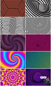 幻觉幻象万花筒放射线催眠眩晕效果背景纹理AI矢量JPG图片素材-设计猿
