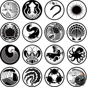 日式漫画边框标题框标签问答对话框背景元素PNG免抠AI矢量素材-设计猿