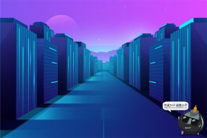 赛博朋克复古蒸汽波网格霓虹科技科幻未来城市街道AI矢量插画素材-设计猿