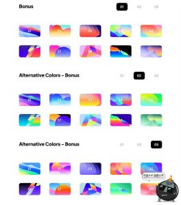 炫彩时尚抽象波浪渐变网站页面App海报广告背景底纹JPG图片素材-设计猿