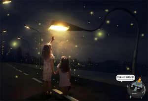 萤火光亮森林萤火虫光效光斑光点效果PS笔刷ABR格式PS笔触素材-设计猿