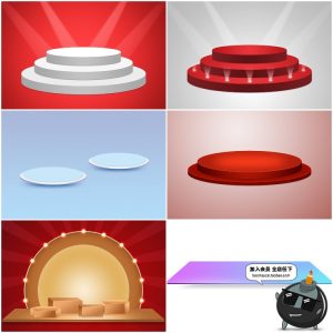 家装梦幻家居室内C4D风摆件场景家具静物花瓶时尚PSD背景模板素材-设计猿