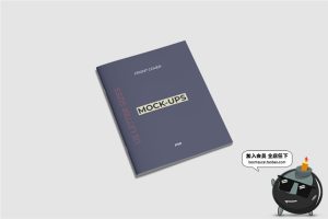 骑马钉画册宣传册杂志房地产楼书mockups样机展示PSD模板设计素材-设计猿