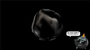 20款抽象黑色漆面球体圆球艺术概念高科技底纹纹理PNG免抠素材-设计猿