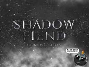 科技梦幻电影字体海报特效3D效果字PSD智能分层模板字样设计素材-设计猿