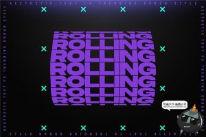 故障重叠科技风特效字现代3D英文字母文本图层样式PSD模板PS素材-设计猿