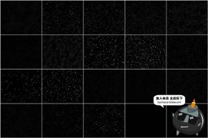 冬天下雪雪花白色飞舞飘落特效效果PS笔刷PS设计后期合成设计素材-设计猿