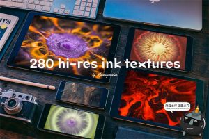 抽象艺术创意奇幻奥妙水墨颜料神秘宇宙海报背景底纹JPG图片素材-设计猿