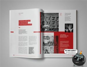 15页房地产楼书画册宣传册杂志介绍图文排版模板AI矢量设计素材-设计猿