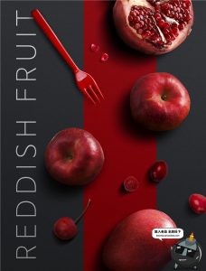 简约水果菠萝西瓜果汁饮料奶茶美食餐饮甜品海报PSD模板广告素材-设计猿