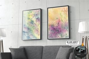 水彩水墨泼墨晕染纹理质感水洗效果JPG高清图片创意背景PS素材-设计猿