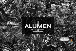 金属铝箔皱褶锡纸纹理背景底纹素材PNG免抠格式JPG图片背景素材-设计猿