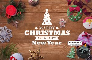 圣诞节主题广告场景礼物礼盒节日用品装饰元素PSD模板设计PS素材-设计猿