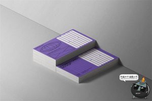 侘寂风质感商业名片卡片vi作品贴图展示效果PSD模板样机PS素材-设计猿