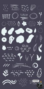 艺术家抽象水彩涂鸦油画平铺图案纹理AI矢量印刷PNG图片背景素材-设计猿