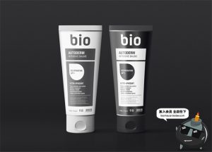 化妆品洗面奶发泥沐浴露洗浴PS瓶子包装智能贴图样机PSD模板素材-设计猿